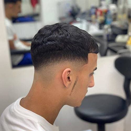 Sharp fade and line-up by Cutz