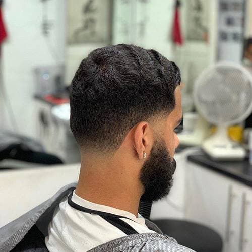 Cutz precision haircut, side profile